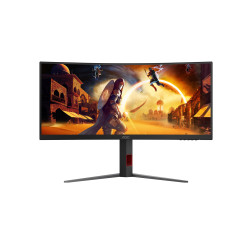AOC CU34G4Z | 34 " | Fast VA | WQHD | 21:9 | 240 Hz | 1 ms | 3440 x 1440 pixels | 450 cd/m | HDMI ports quantity 2 | Black