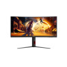 AOC CU34G4Z | 34 " | Fast VA | WQHD | 21:9 | 240 Hz | 1 ms | 3440 x 1440 pixels | 450 cd/m | HDMI ports quantity 2 | Black