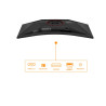 AOC CU34G4Z | 34 " | Fast VA | WQHD | 21:9 | 240 Hz | 1 ms | 3440 x 1440 pixels | 450 cd/m | HDMI ports quantity 2 | Black