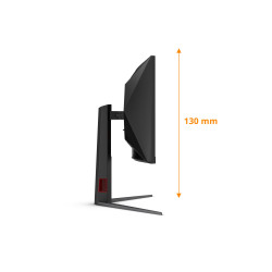 AOC CU34G4Z | 34 " | Fast VA | WQHD | 21:9 | 240 Hz | 1 ms | 3440 x 1440 pixels | 450 cd/m | HDMI ports quantity 2 | Black