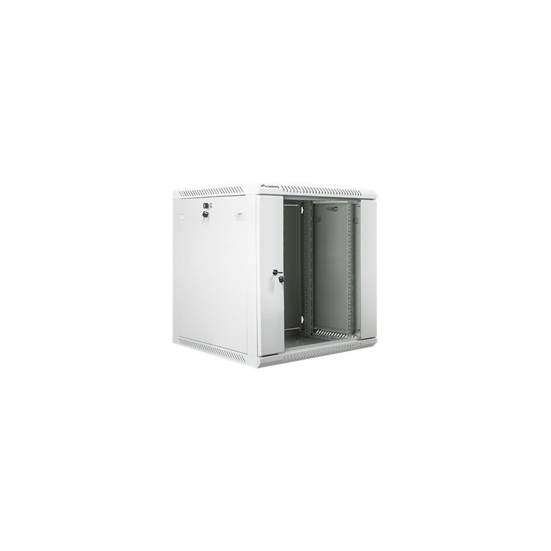 Lanberg | Rack cabinet 19" wall-mount 12U/600x600 (flat pack) V2 | WF01-6612-10S | Grey
