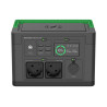 APC OffGrid Portable Power Station 330, 230V, 332Wh Lithium-ion, LCD, 2 CEE 7/3 Schuko outlets, Sinewave, 3 USB-A, 1 USB-C, Wire