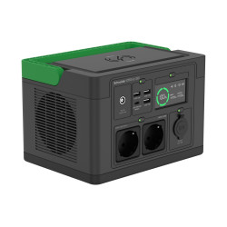 APC OffGrid Portable Power Station 330, 230V, 332Wh Lithium-ion, LCD, 2 CEE 7/3 Schuko outlets, Sinewave, 3 USB-A, 1 USB-C, Wire