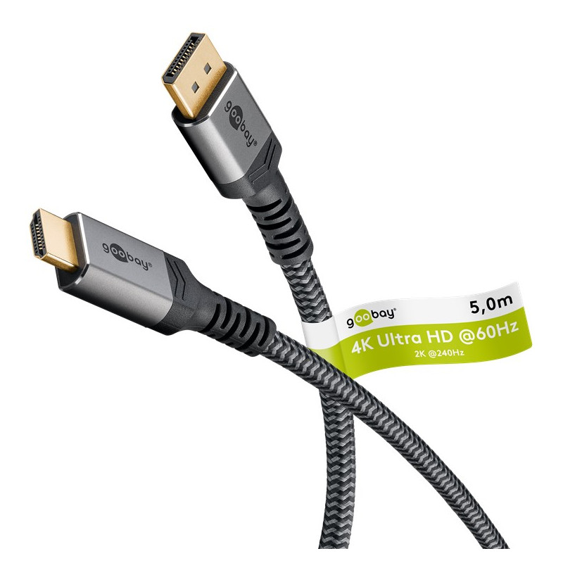 Goobay DisplayPort to HDMI Cable | 65271 | 5 m