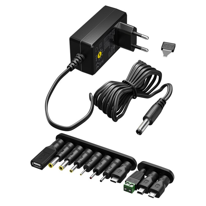Goobay Universal Power Supply 5-15V, Max. 36W, 2.4A | 74436