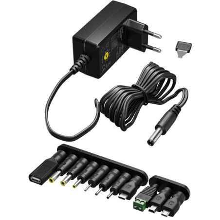 Goobay Universal Power Supply 5-15V, Max. 36W, 2.4A | 74436