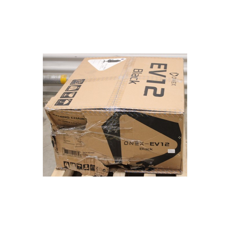 SALE OUT. ONEX EV12 Evolution Edition Gaming Chair - Black | Onex Gaming Chair | EV12 Evolution Edition | Black | DAMAGED PACKAG