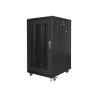 Lanberg | Rack cabinet 19" free-standing 22U/600x800 (flat pack) with mesh door | FF01-6822-23B | Black