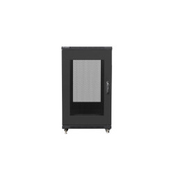 Lanberg | Rack cabinet 19" free-standing 22U/600x800 (flat pack) with mesh door | FF01-6822-23B | Black