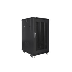 Lanberg | Rack cabinet 19" free-standing 22U/600x800 (flat pack) with mesh door | FF01-6822-23B | Black