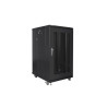Lanberg | Rack cabinet 19" free-standing 22U/600x800 (flat pack) with mesh door | FF01-6822-23B | Black