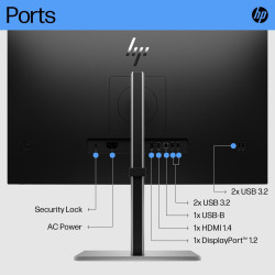 HP E27 G5 FHD Monitor 27" FHD,16:9,75Hz,5ms,1920x1080,300,HDMIx1,Black,2Y Warranty | HP