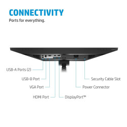 HP E24mv G4 23.8" FHD,16:9,60Hz,5ms,1920x1080,250,HDMIx1,Black,2Y Warranty | HP