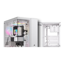 Corsair Dual Chamber PC Case | iCUE LINK 6500X RGB | White | Mid Tower | Power supply included No | ATX
