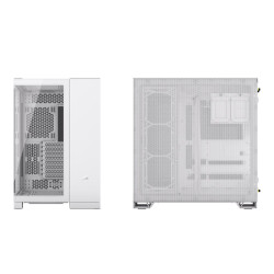 Corsair Dual Chamber PC Case | iCUE LINK 6500X RGB | White | Mid Tower | Power supply included No | ATX