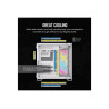 Corsair Dual Chamber PC Case | iCUE LINK 6500X RGB | White | Mid Tower | Power supply included No | ATX