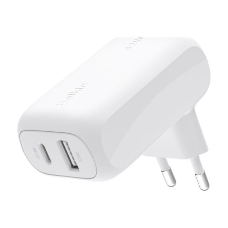 Belkin Dual-port wall charger, 42W | WCB009vfWH