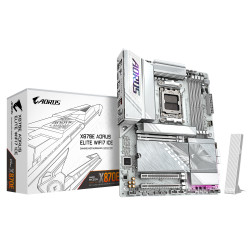 Gigabyte X870E AORUS ELITE WIFI7 ICE | Processor family AMD | Processor socket AM5 | DDR5 | Supported hard disk drive interfaces
