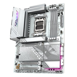 Gigabyte X870E AORUS ELITE WIFI7 ICE | Processor family AMD | Processor socket AM5 | DDR5 | Supported hard disk drive interfaces