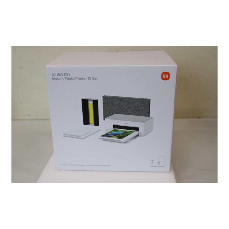 Xiaomi Instant Photo Printer 1S Set EU | Colour | Thermal | Photo Printer | Wi-Fi | Maximum ISO A-series paper size Other | Whit