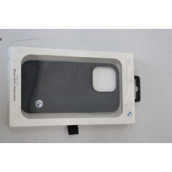 SALE OUT. BMW BMHCP14L22RBDK case iPhone 14 Pro 6.1" black/black hardcase Leather Blue Dots DIRTY PACKAGING | BMW DIRTY PACKAGIN