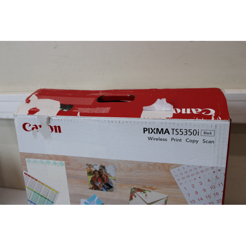 Canon Photo Printer | TS5350i | Inkjet | Colour | A4 | Wi-Fi | Black | DAMAGED PACKAGING, SCRATCHED ON TOP