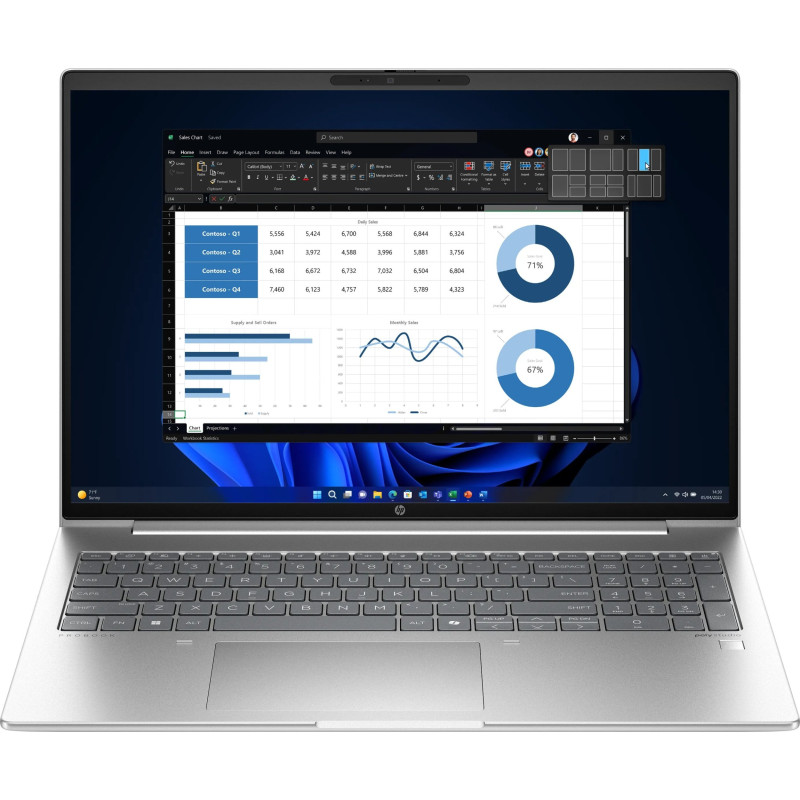 HP ProBook 460 G11 16" WUXGA IPS i5-125U/16GB/512GB/Intel Graphics/WIN11 Home/ENG kbd/Silver/2Y Warranty | HP