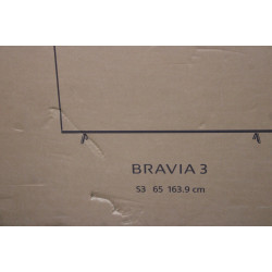 Sony K65S35B Bravia 3 | 65 | Smart TV | Android TV | QFHD | Black | DAMAGED PACKAGING