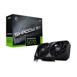 MSI GeForce RTX 5070 12G SHADOW 2X OC | NVIDIA | 12 GB | GeForce RTX 5070 | GDDR7 | HDMI ports quantity 1 | PCI Express Gen 5