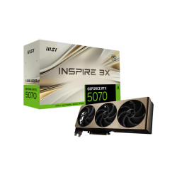 MSI GeForce RTX 5070 12G INSPIRE 3X OC | NVIDIA | 12 GB | GeForce RTX 5070 | GDDR7 | HDMI ports quantity 1 | PCI Express Gen 5