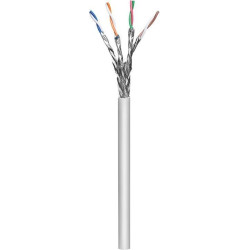 Goobay | CAT 6a network cable, S/FTP (PiMF) | 96094 | Cable type - round cable. AWG 26/7 (stranded). Meter scaling yes. Cable sh