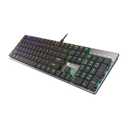 GENESIS THOR 420 Gaming Keyboard, US Layout, Wired, Silver | Genesis | THOR 420 | Silver | Gaming keyboard | Wired | RGB LED lig