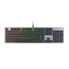 GENESIS THOR 420 Gaming Keyboard, US Layout, Wired, Silver | Genesis | THOR 420 | Silver | Gaming keyboard | Wired | RGB LED lig