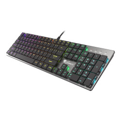 GENESIS THOR 420 Gaming Keyboard, US Layout, Wired, Silver | Genesis | THOR 420 | Silver | Gaming keyboard | Wired | RGB LED lig