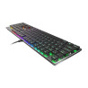 GENESIS THOR 420 Gaming Keyboard, US Layout, Wired, Silver | Genesis | THOR 420 | Silver | Gaming keyboard | Wired | RGB LED lig