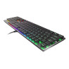 GENESIS THOR 420 Gaming Keyboard, US Layout, Wired, Silver | Genesis | THOR 420 | Silver | Gaming keyboard | Wired | RGB LED lig