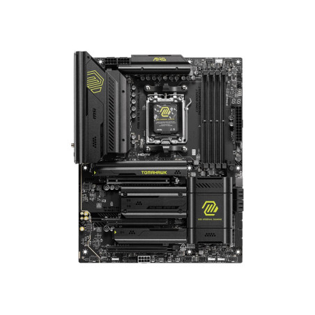 MSI MAG X870 TOMAHAWK WIFI | Processor family AMD | Processor socket AM5 | Supported hard disk drive interfaces SATA, M.2 | Numb