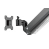 Digitus Desk Mount | Universal Single Monitor Mount with Gas Spring and Clamp Mount | Adjustable Height, Rotate, Tilt, Swivel | 