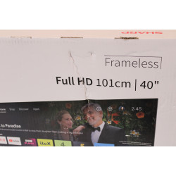 Sharp | 40FH2EA | 40" (101 cm) | Smart TV | Android TV | FHD | Black | DAMAGED PACKAGING