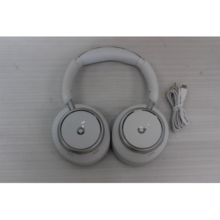 SALE OUT. Anker Soundcore Space Q45 Over-ear Headphones, White | Anker Soundcore | Headphones | Space Q45 | Bluetooth | Over-ear