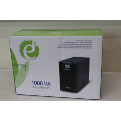 SALE OUT. Energenie EG-UPS-PS1000-01 1000VA pure sine wave UPS, LCD display, USB, black | EnerGenie Pure sine wave UPS with LCD 
