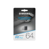 Samsung | FIT Plus | MUF-64AB/APC | 64 GB | USB 3.1 | Black/Silver