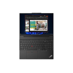 Lenovo | ThinkPad E16 | Black | 16 " | IPS | WUXGA | 1920 x 1200 pixels | Anti-glare | Intel Core U7 | 155H | 16 GB | SO-DIMM DD