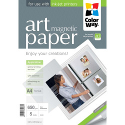 ColorWay ART Matte Magnetic Photo Paper White A4 A4 650 g/m
