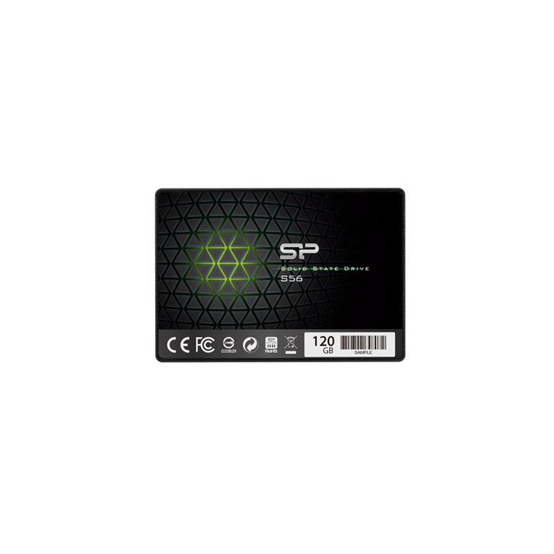 Silicon Power | S56 | 120 GB | SSD form factor 2.5" | Solid-state drive interface SATA | Read speed 460 MB/s | Write speed 360 M
