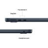 Apple MacBook | Air | Midnight | 13 " | IPS | 2560 x 1664 pixels | Apple M4 | 16 GB | Solid-state drive capacity 256 GB | Apple 