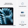 Apple MacBook | Air | Sky Blue | 15 " | Apple M4 | 24 GB | Solid-state drive capacity 512 GB | Apple M4 chip 10-core CPU/10-core