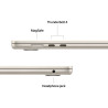 Apple MacBook | Air | Starlight | 15 " | IPS | 2880 x 1864 pixels | Apple M4 | 24 GB | Solid-state drive capacity 512 GB | Apple