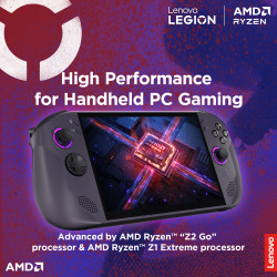 Lenovo Legion Go S 8ARP1 (Power adapter not included) | 8 " | Touchscreen | AMD Ryzen Z2 Go | 16 GB | Solid-state drive capacity