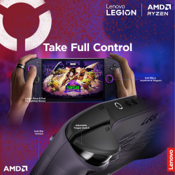 Lenovo Legion Go S 8ARP1 (Power adapter not included) | 8 " | Touchscreen | AMD Ryzen Z2 Go | 16 GB | Solid-state drive capacity
